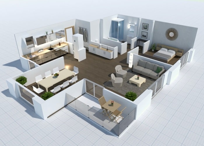 3d design and rendering for house mumbai
