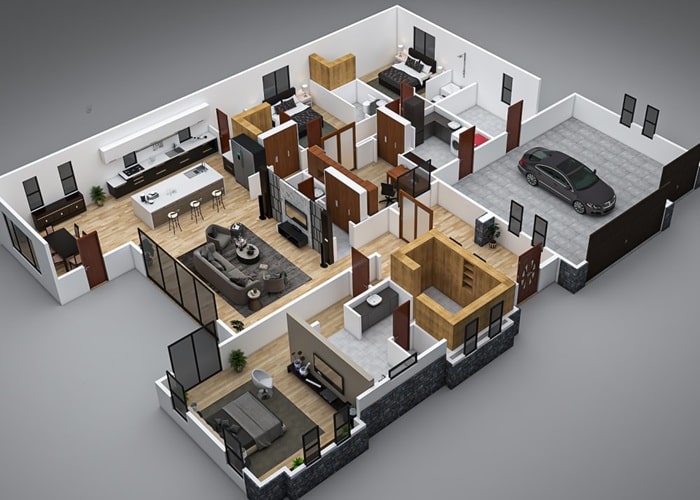Space layout house interior service mumbai-min